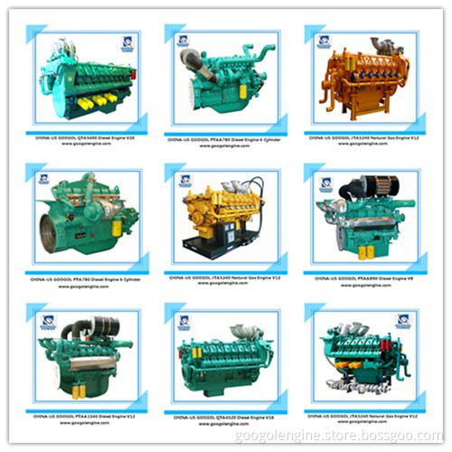 550kW 690KVA V8 Cylinder 4Stroke Diesel Engine